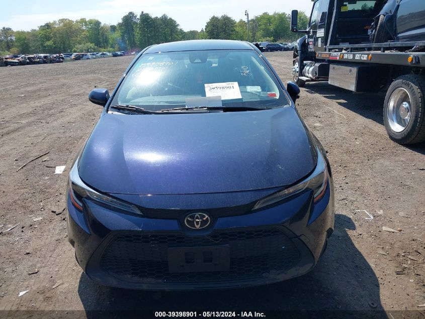 2020 Toyota Corolla Le VIN: JTDEPRAE6LJ091029 Lot: 39398901