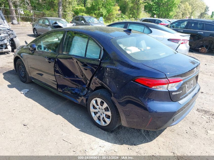 2020 Toyota Corolla Le VIN: JTDEPRAE6LJ091029 Lot: 39398901