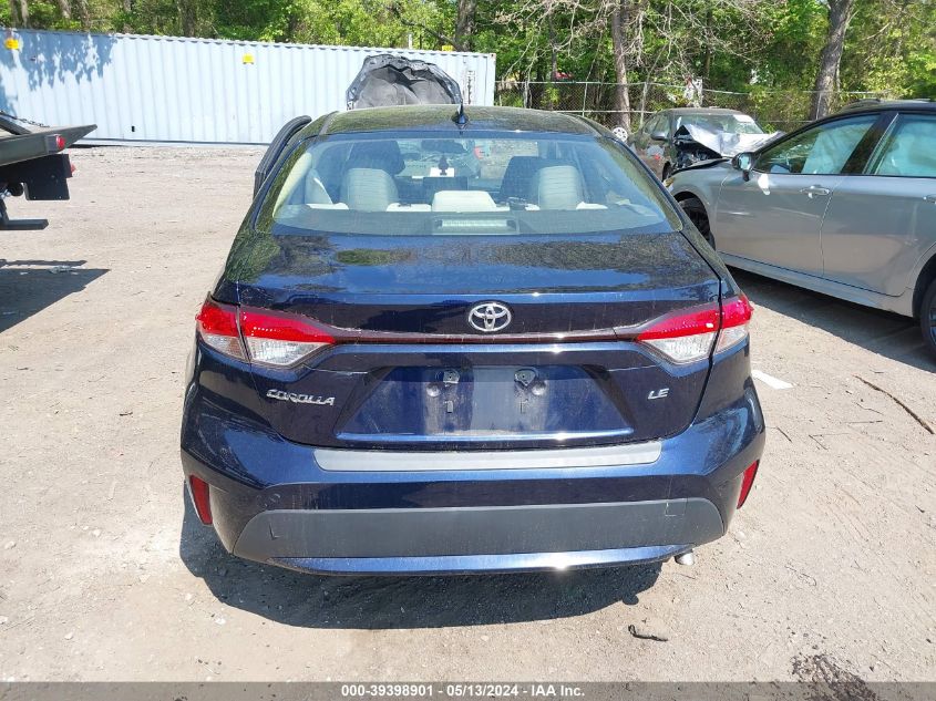 2020 Toyota Corolla Le VIN: JTDEPRAE6LJ091029 Lot: 39398901