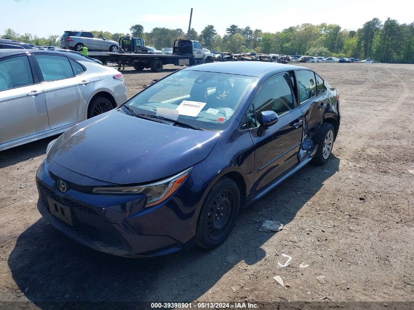 VIN JTDEPRAE6LJ091029 2020 TOYOTA COROLLA LE