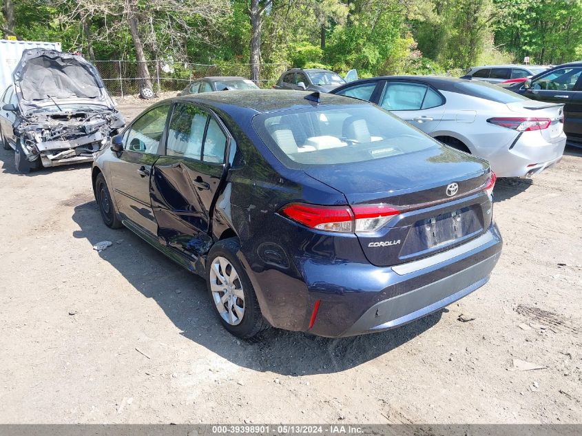 2020 Toyota Corolla Le VIN: JTDEPRAE6LJ091029 Lot: 39398901