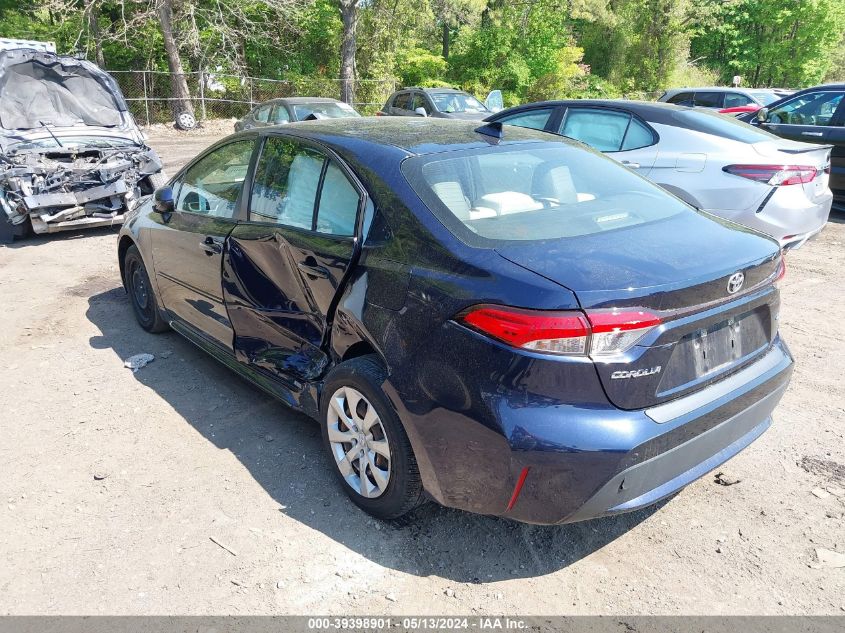 2020 Toyota Corolla Le VIN: JTDEPRAE6LJ091029 Lot: 39398901