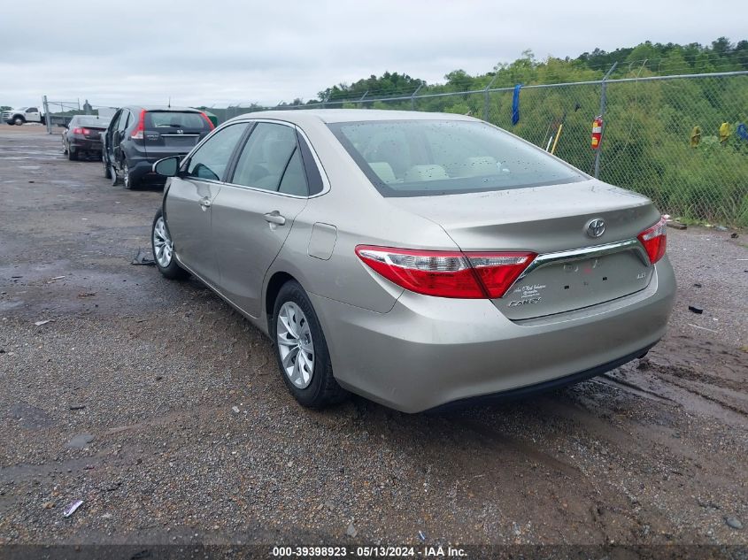 2015 Toyota Camry Le VIN: 4T4BF1FK1FR490554 Lot: 39398923