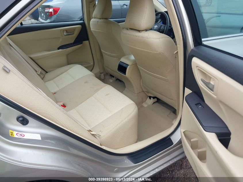 2015 Toyota Camry Le VIN: 4T4BF1FK1FR490554 Lot: 39398923