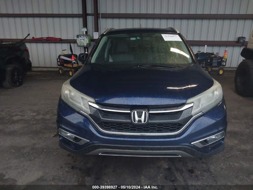 2016 Honda Cr-V Ex-L VIN: 2HKRM3H70GH524857 Lot: 39398927