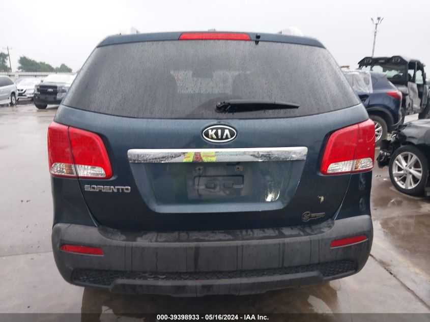 2011 Kia Sorento Lx V6 VIN: 5XYKT4A20BG116402 Lot: 39398933