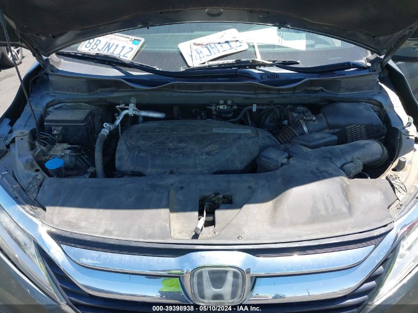 2018 Honda Odyssey Touring VIN: 5FNRL6H82JB037453 Lot: 39398938