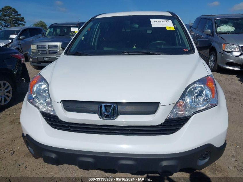 2009 Honda Cr-V Lx VIN: 5J6RE38319L008512 Lot: 39398939