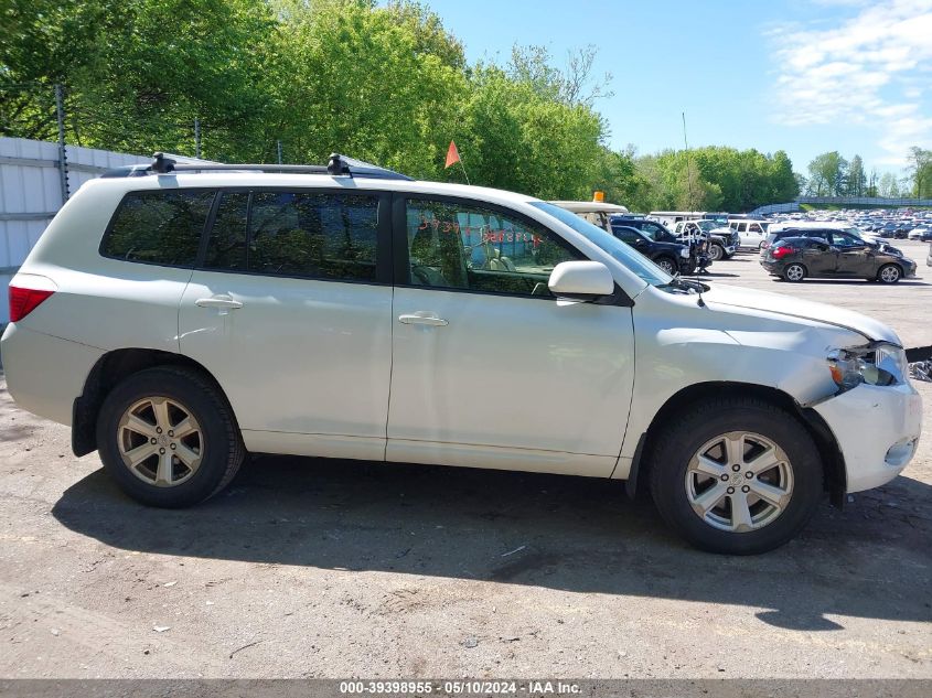 2008 Toyota Highlander VIN: JTEDS41A182015242 Lot: 39398955