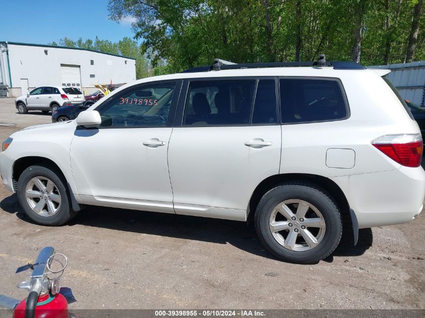 2008 Toyota Highlander VIN: JTEDS41A182015242 Lot: 39398955