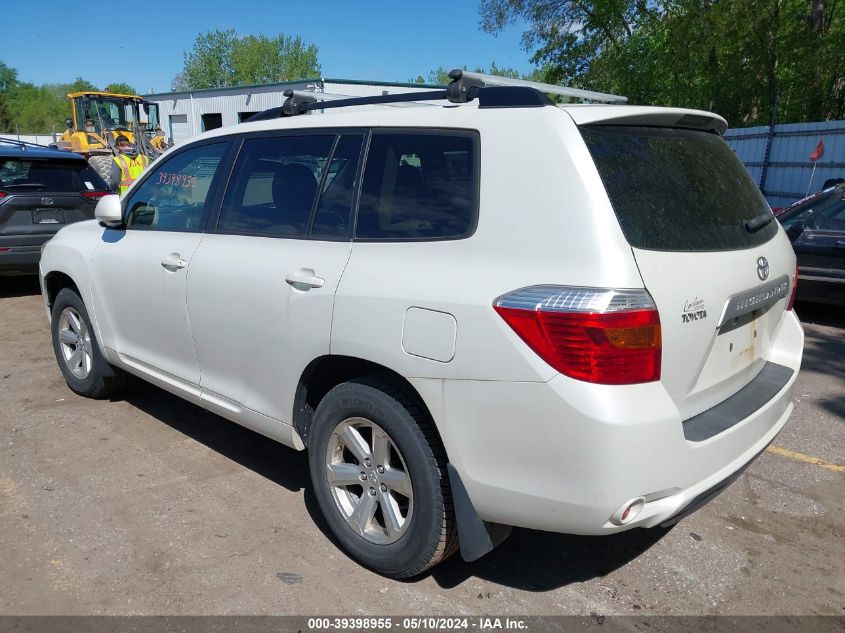 2008 Toyota Highlander VIN: JTEDS41A182015242 Lot: 39398955