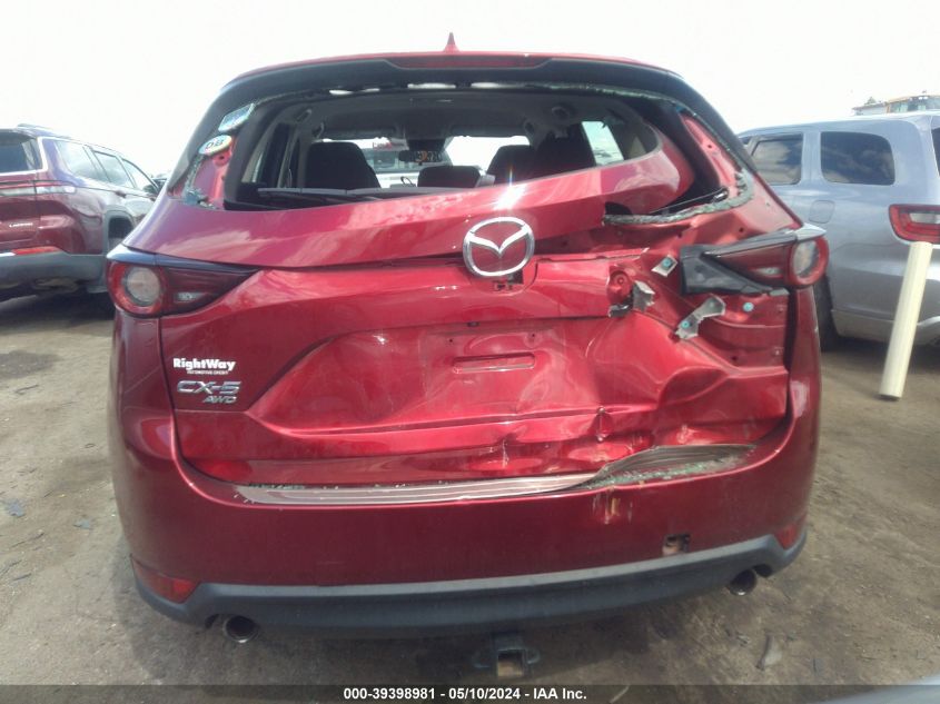 2018 Mazda Cx-5 Sport VIN: JM3KFBBM1J0472008 Lot: 39398981