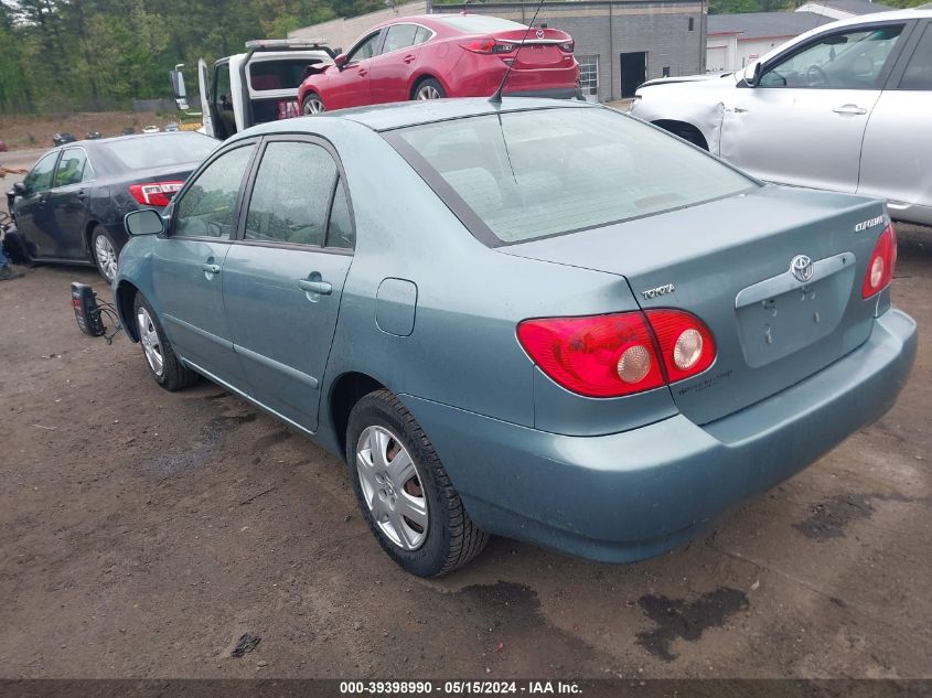 2006 Toyota Corolla Le VIN: 2T1BR32E86C605309 Lot: 39398990