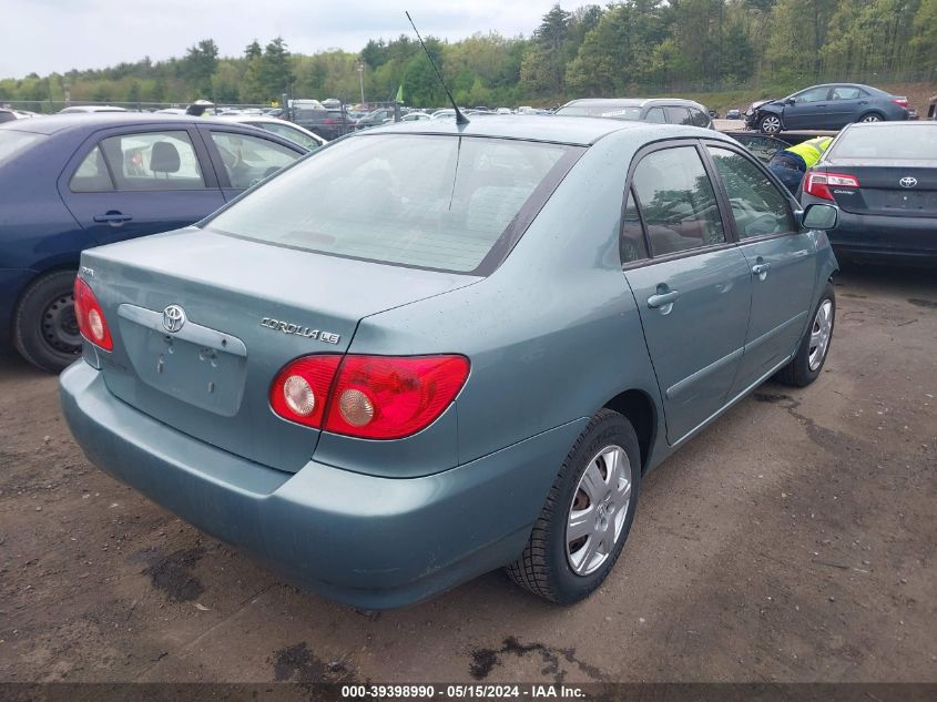 2006 Toyota Corolla Le VIN: 2T1BR32E86C605309 Lot: 39398990