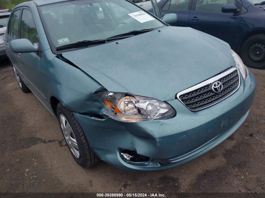 2006 Toyota Corolla Le VIN: 2T1BR32E86C605309 Lot: 39398990