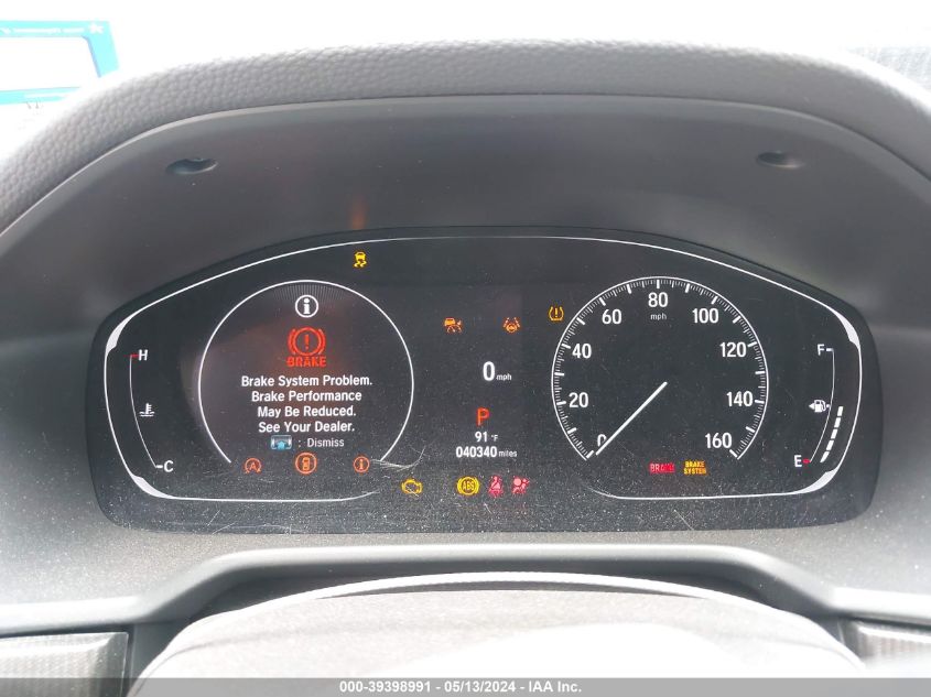 2021 Honda Accord Sport VIN: 1HGCV1F34MA074044 Lot: 39398991