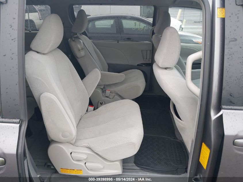 2011 Toyota Sienna Le V6/Le V6 Auto Access Seat VIN: 5TDKK3DC3BS073291 Lot: 39398995