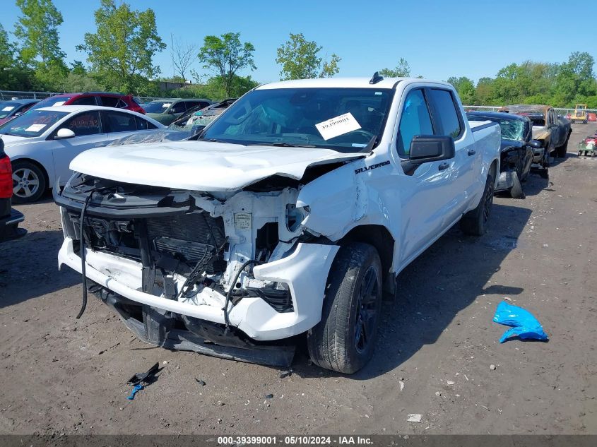 2022 Chevrolet Silverado 1500 4Wd Standard Bed Custom VIN: 3GCPDBEK5NG606793 Lot: 39399001