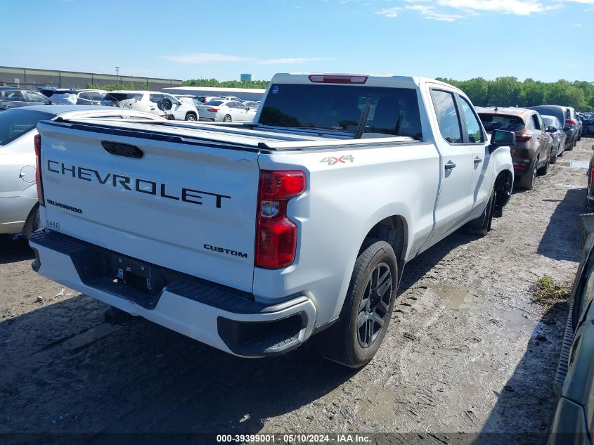 2022 Chevrolet Silverado 1500 4Wd Standard Bed Custom VIN: 3GCPDBEK5NG606793 Lot: 39399001