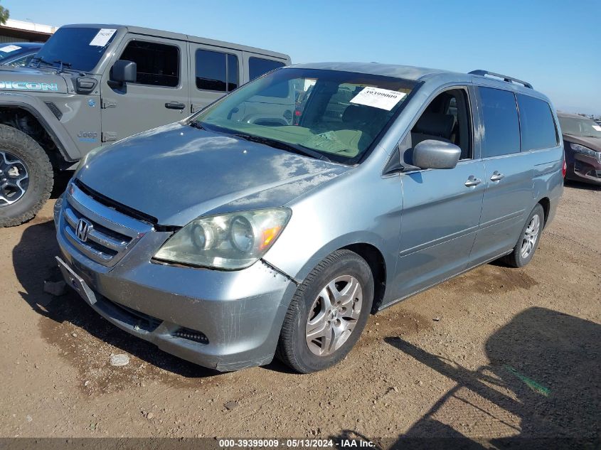 2005 Honda Odyssey Ex VIN: 5FNRL38415B112693 Lot: 39399009