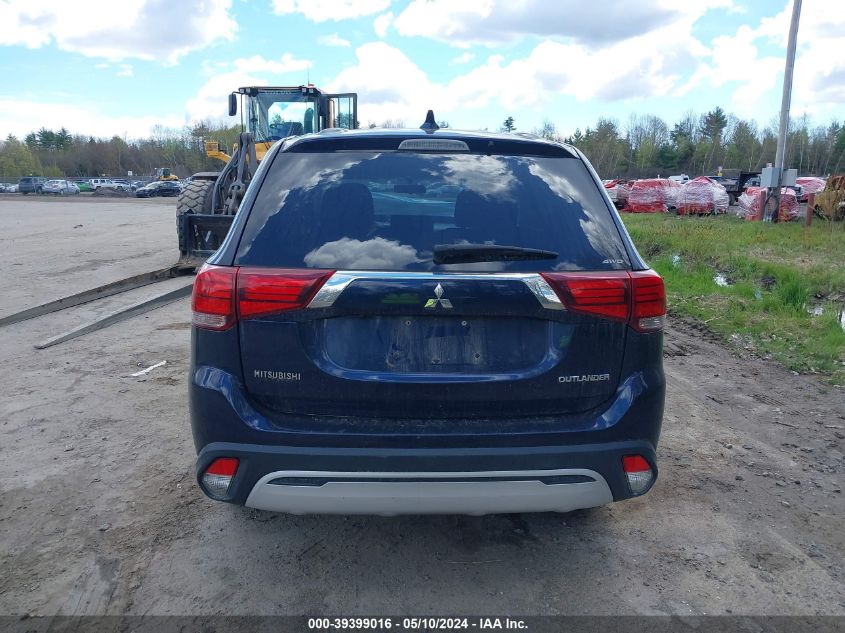 2019 Mitsubishi Outlander Es VIN: JA4AZ3A31KZ034753 Lot: 39399016