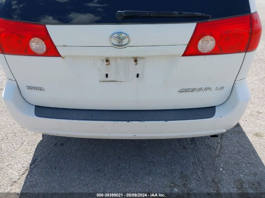 2008 Toyota Sienna Le VIN: 5TDZK23C68S212655 Lot: 39399021