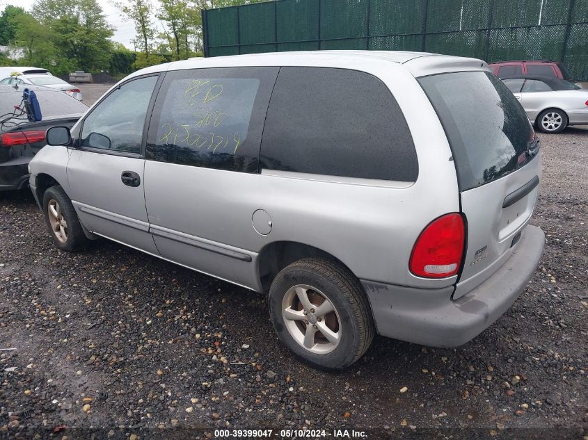 2000 Dodge Caravan VIN: 2B4FP25BXYR536321 Lot: 39399047