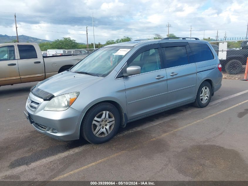 2007 Honda Odyssey Ex-L VIN: 5FNRL38787B067331 Lot: 39399064