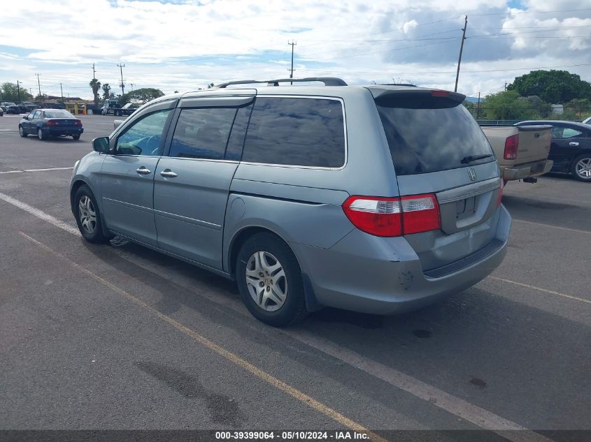 2007 Honda Odyssey Ex-L VIN: 5FNRL38787B067331 Lot: 39399064