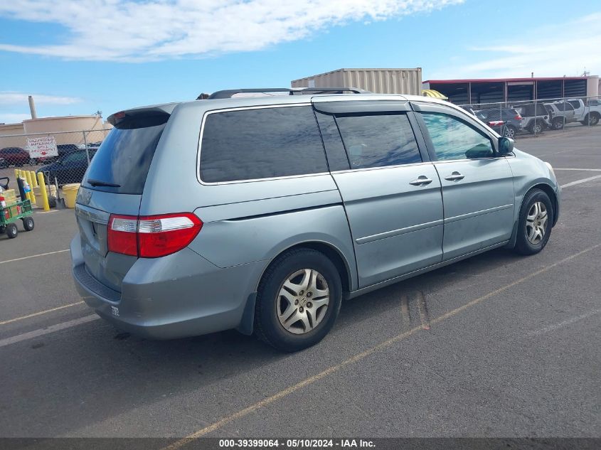 2007 Honda Odyssey Ex-L VIN: 5FNRL38787B067331 Lot: 39399064