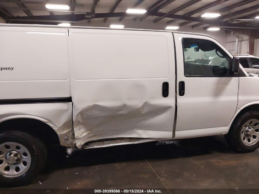 2013 Chevrolet Express 1500 Work Van VIN: 1GCSGAFX2D1127685 Lot: 39399066