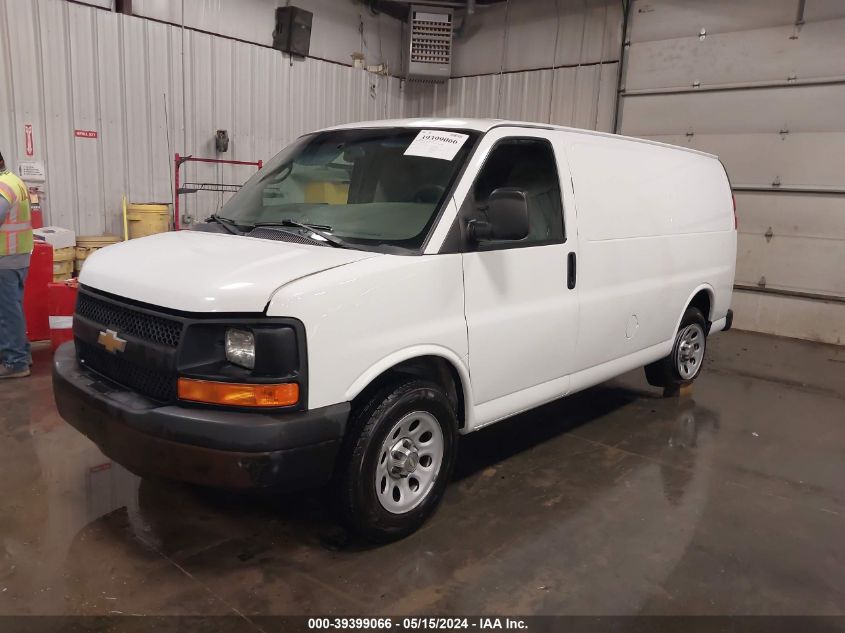 2013 Chevrolet Express 1500 Work Van VIN: 1GCSGAFX2D1127685 Lot: 39399066