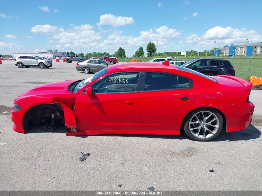 2022 Dodge Charger Gt Rwd VIN: 2C3CDXHG9NH197138 Lot: 39399068