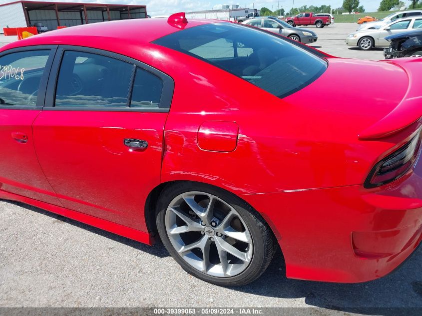 2022 Dodge Charger Gt Rwd VIN: 2C3CDXHG9NH197138 Lot: 39399068