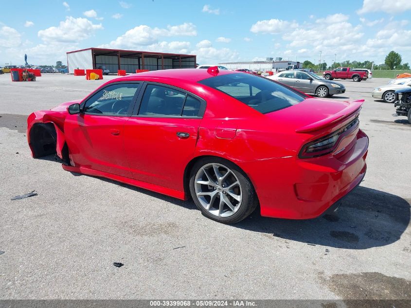 2022 Dodge Charger Gt Rwd VIN: 2C3CDXHG9NH197138 Lot: 39399068