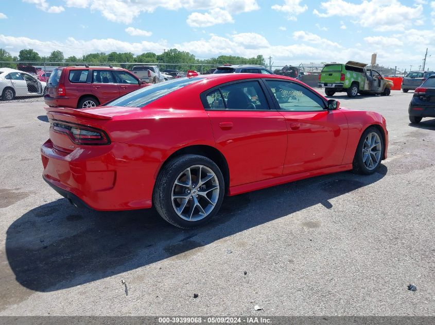 2022 Dodge Charger Gt Rwd VIN: 2C3CDXHG9NH197138 Lot: 39399068