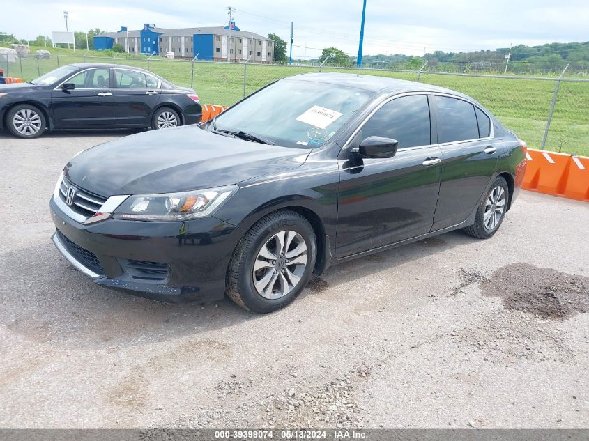 2014 Honda Accord Lx VIN: 1HGCR2F31EA203580 Lot: 39399074