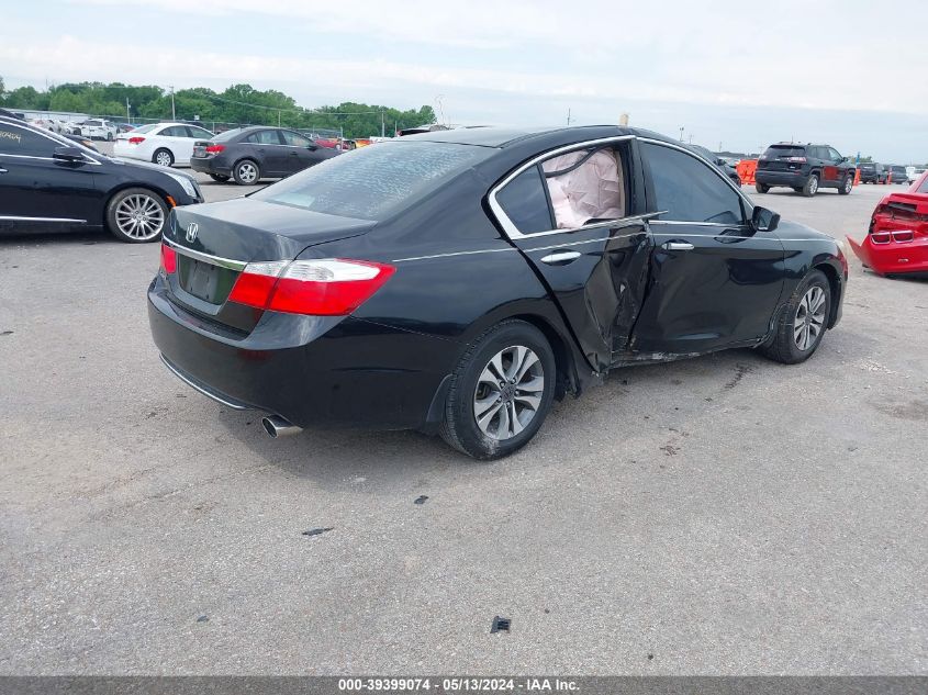 2014 Honda Accord Lx VIN: 1HGCR2F31EA203580 Lot: 39399074