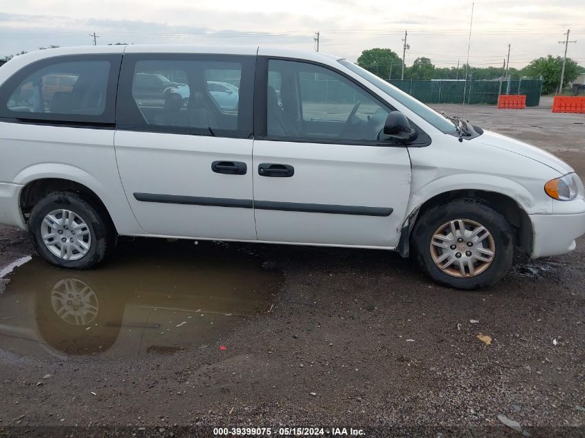 2005 Dodge Grand Caravan Se VIN: 1D4GP24R35B227373 Lot: 39399075