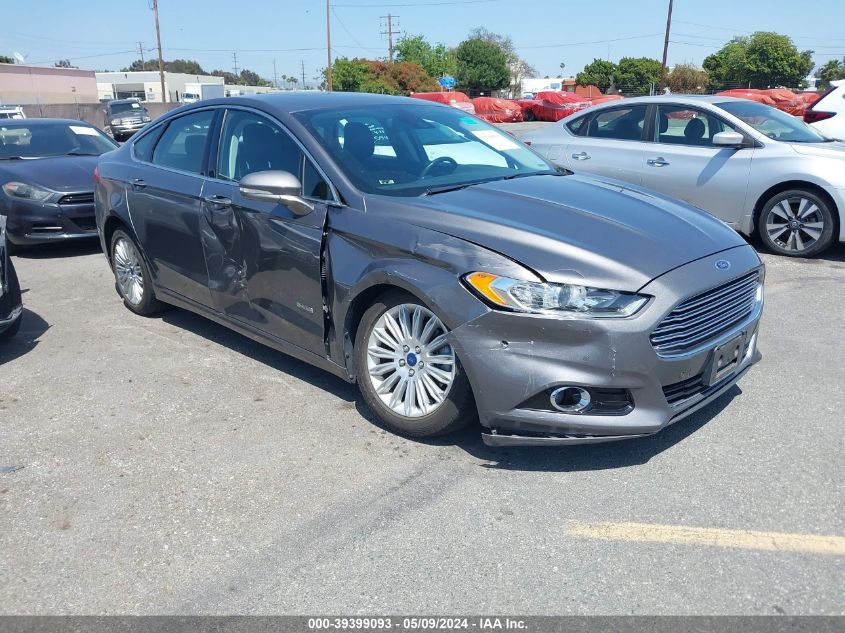 2013 Ford Fusion Energi Titanium VIN: 3FA6P0SU1DR351579 Lot: 39399093