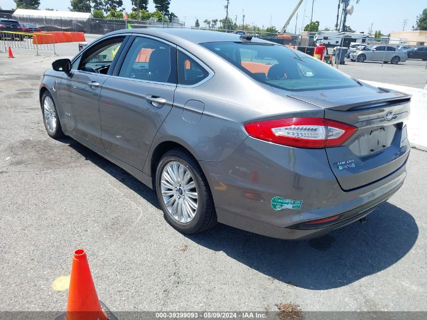 2013 Ford Fusion Energi Titanium VIN: 3FA6P0SU1DR351579 Lot: 39399093