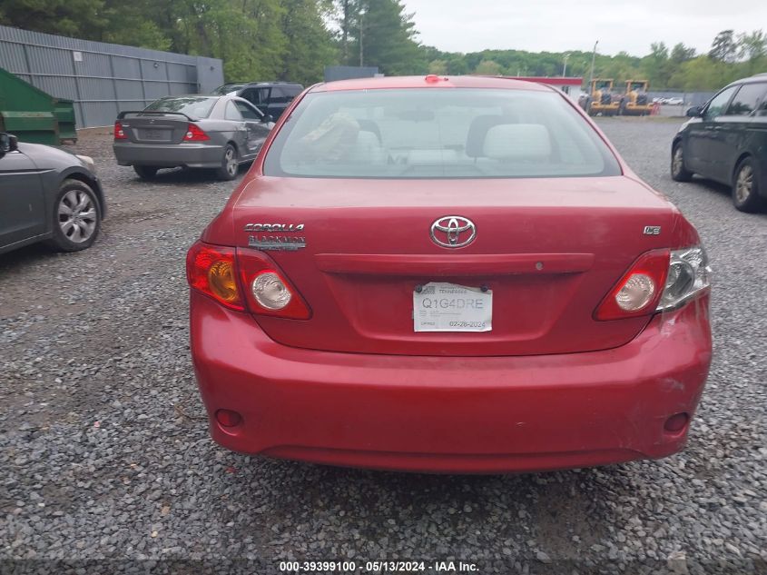 2009 Toyota Corolla Le VIN: 1NXBU40E19Z151527 Lot: 39399100