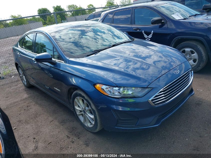 2019 Ford Fusion Se VIN: 3FA6P0LU1KR223192 Lot: 39399105