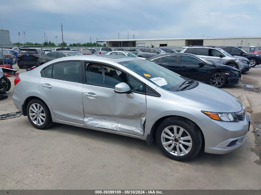 2012 Honda Civic Ex-L VIN: 19XFB2F96CE329867 Lot: 39399109