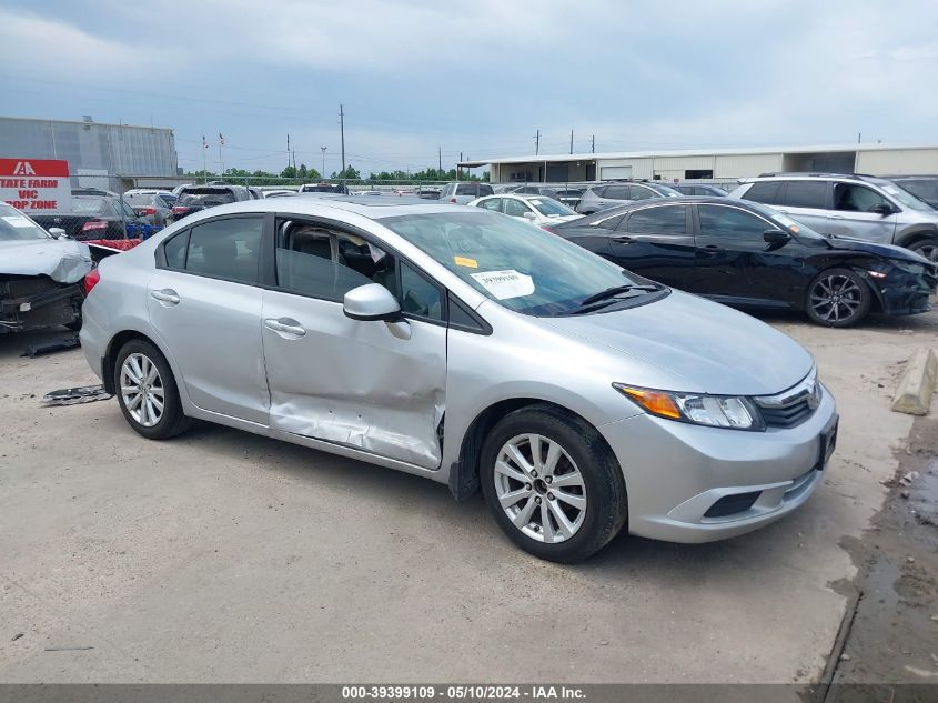 2012 Honda Civic Ex-L VIN: 19XFB2F96CE329867 Lot: 39399109