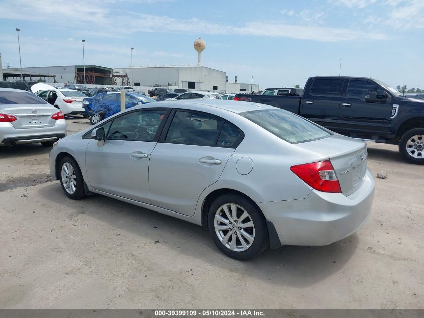 2012 Honda Civic Ex-L VIN: 19XFB2F96CE329867 Lot: 39399109