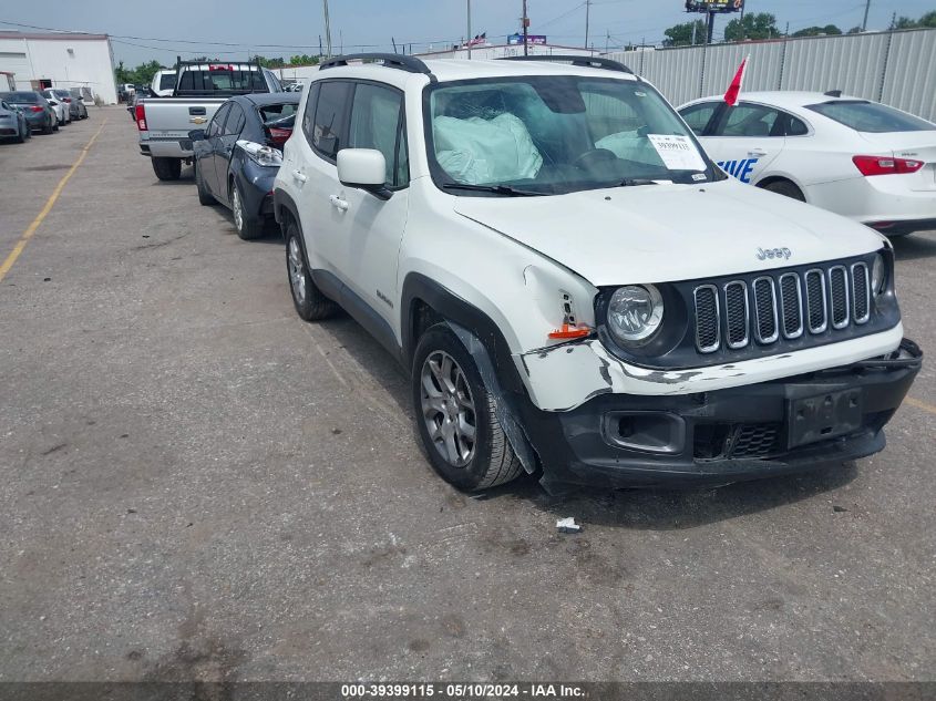 2016 Jeep Renegade Latitude VIN: ZACCJABT5GPC49437 Lot: 39399115