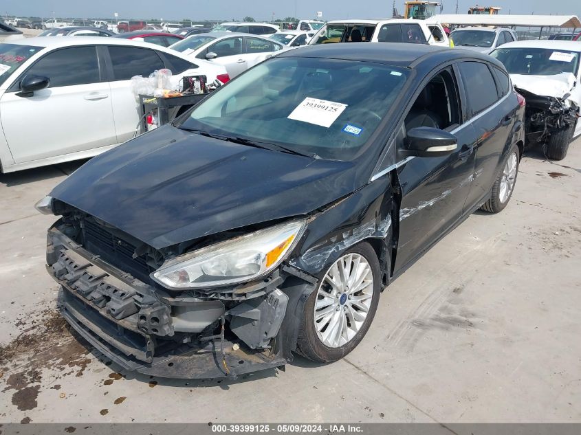 2015 Ford Focus Titanium VIN: 1FADP3N21FL386871 Lot: 39399125