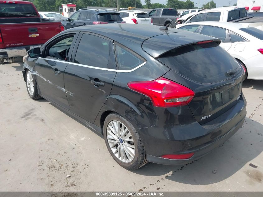 2015 Ford Focus Titanium VIN: 1FADP3N21FL386871 Lot: 39399125