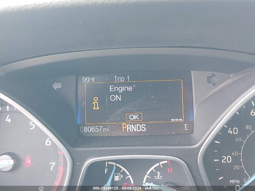 2015 Ford Focus Titanium VIN: 1FADP3N21FL386871 Lot: 39399125